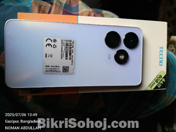 Tecno spark go 8/64